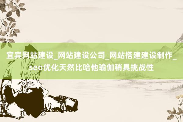 宜宾网站建设_网站建设公司_网站搭建建设制作_seo优化天然比哈他瑜伽稍具挑战性